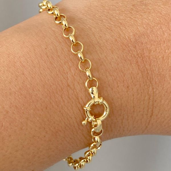 Pulseira Portuguesa de Ouro 18K 