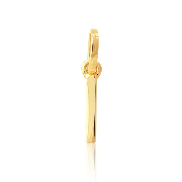 Pingente de Letra I de Ouro 18K Pequeno - MI25882 - MICHELETTI JOIAS