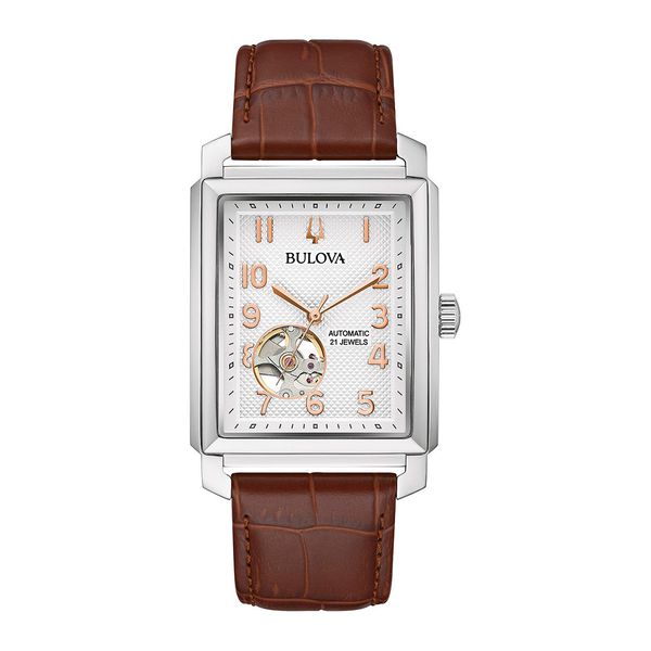 Relógio Bulova Classic Aço Sutton Automático 96A268N