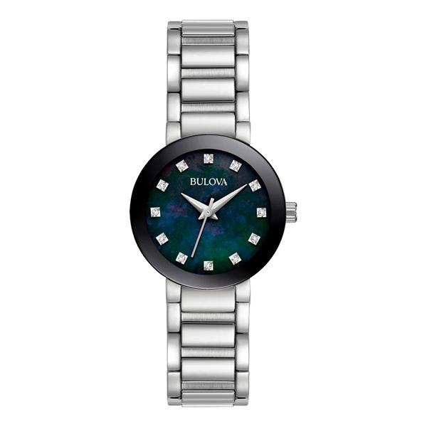 Relógio Bulova Aço Mostrador Madrepérola 96P172 - 96P172 - MICHELETTI JOIAS