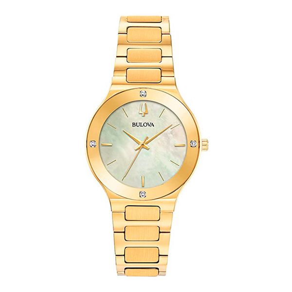 Relógio Bulova Millennia Aço Dourado Feminino 97R102