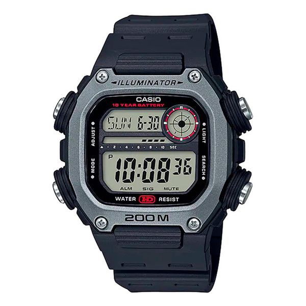 Relógio Casio Digital Standard Preto DW-291H-1AVDF