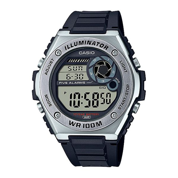 Relógio Casio Digital Pulseira Borracha MWD-100H-1AVDF