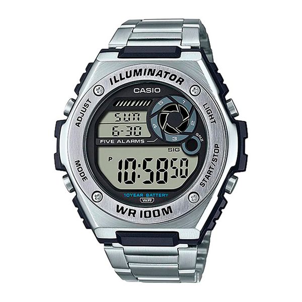 Relógio Casio Digital Pulseira Aço MWD-100HD-1AVDF