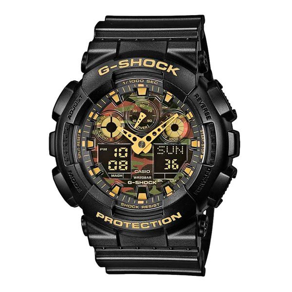 Relógio G-Shock Ana-Digi Linha GA-100CF Camuflado