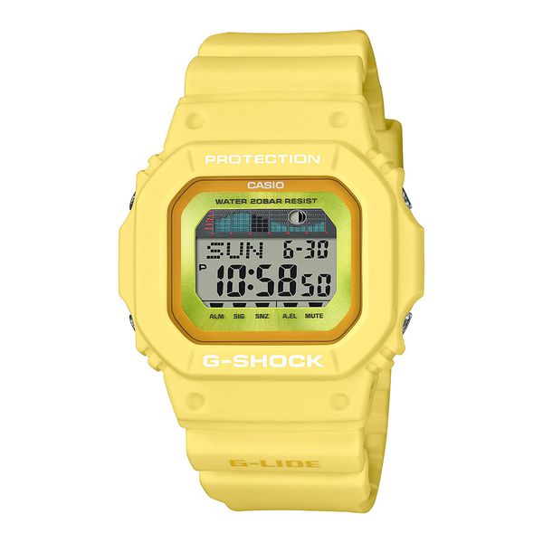 Relógio Casio G-Shock Digital Resina amarelo GLX-5600RT-9DR