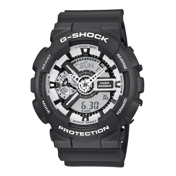 Relogio G-Shock Masculino AnaDigi GA-110BW-1ADR