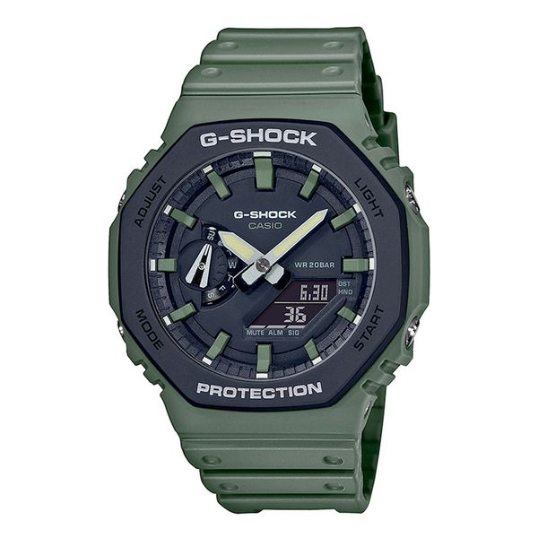 Relogio G-Shock AnaDigi Masculino Carbon Core Guard Verde