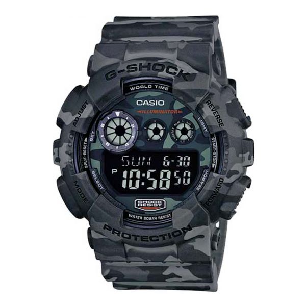 Relogio G-Shock Masculino Digital Camuflado GD-120CM-8DR