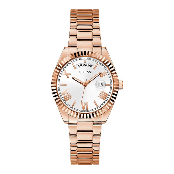 Relógio Guess Analógico Aço Rose com Calendário GW0308L3