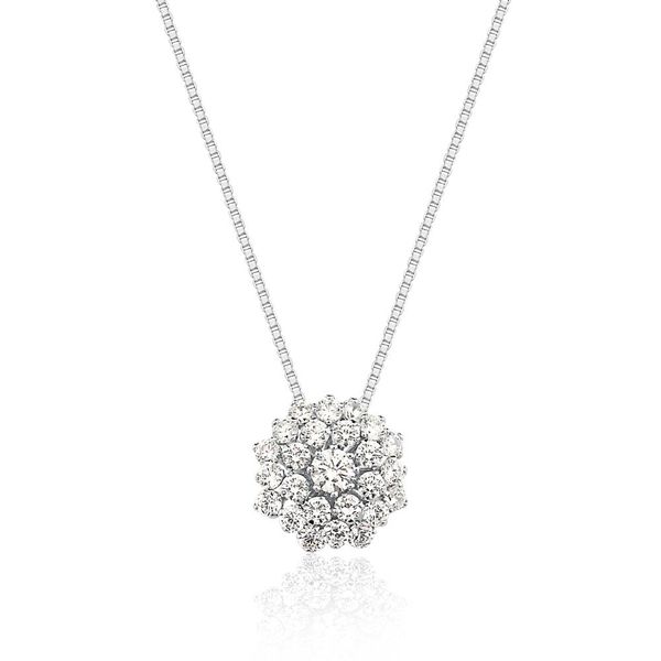 Gargantilha Ouro 18K Buquê com Diamantes de Laboratório - MI... - MICHELETTI JOIAS