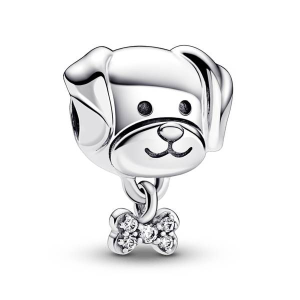 Charm Pandora Pendente Cão e Osso - 792254C01 - MICHELETTI JOIAS