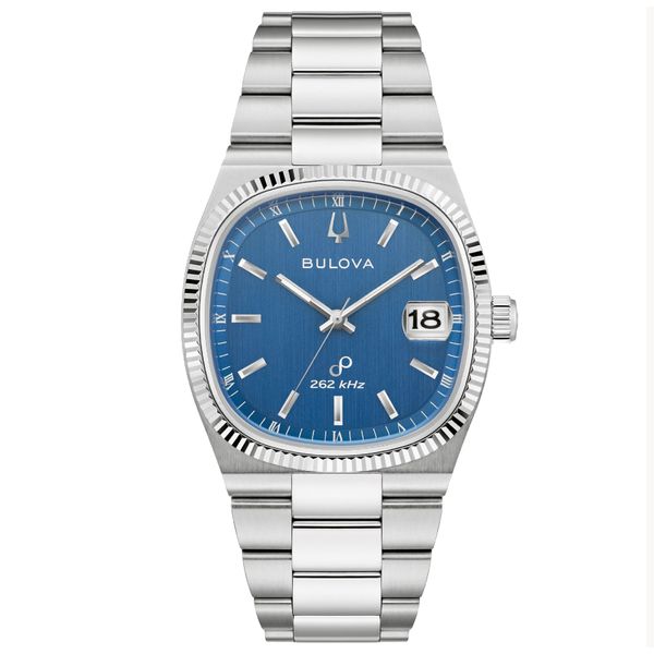  Relógio Bulova Clássic Super Seville Mostrador Azul - 96B4... - MICHELETTI JOIAS