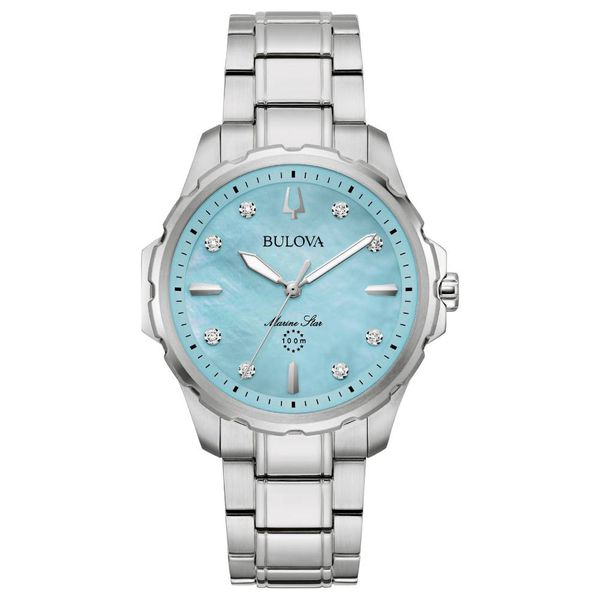  Relógio Bulova Feminino Marine Star Madrepérola Azul - 96P2... - MICHELETTI JOIAS
