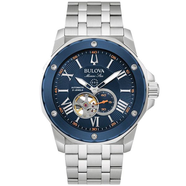 Relógio Bulova Masculino Cronógrafo Marine Star 98A302 - 98A... - MICHELETTI JOIAS