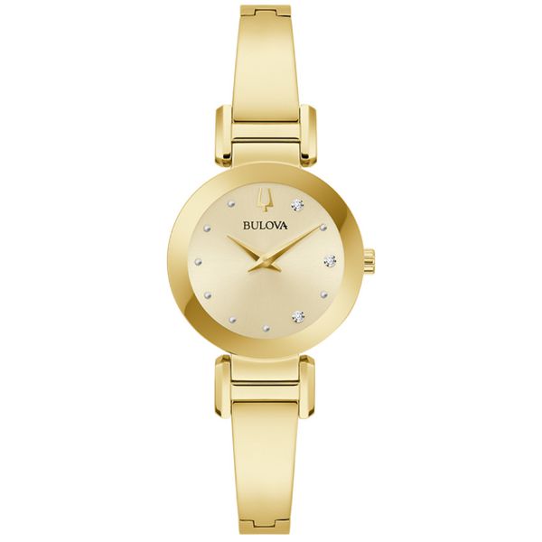 Relógio Bulova Feminino Dourado Modern Marc Anthony 