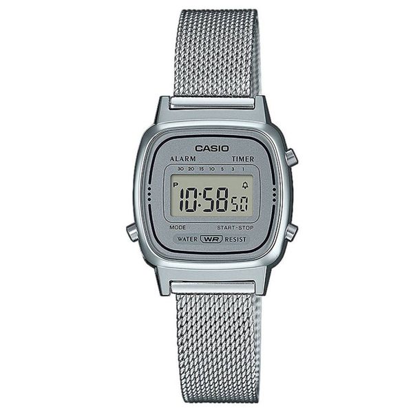Relogio Casio Vintage Digital LA670WEM-7DF Pulseira Esteira ... - MICHELETTI JOIAS