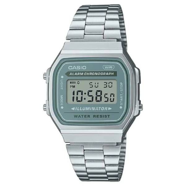Relógio Casio Vintage Mostrador Azul - A168WA-3AYDF - MICHELETTI JOIAS