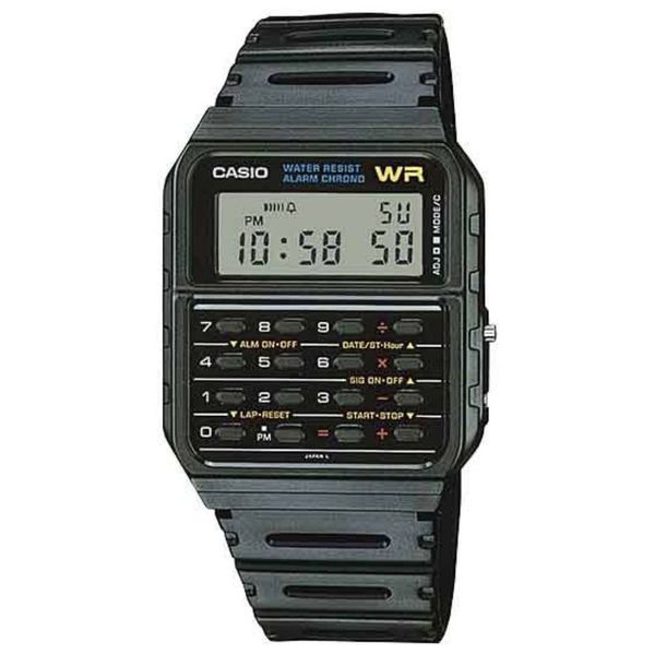 Relógio Casio Data-Bank Calculadora Preto - CA-53W-1Z - MICHELETTI JOIAS