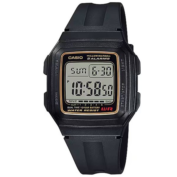 Relógio Casio Digital F-201WA-9ADF - F-201WA-9ADF-SC - MICHELETTI JOIAS