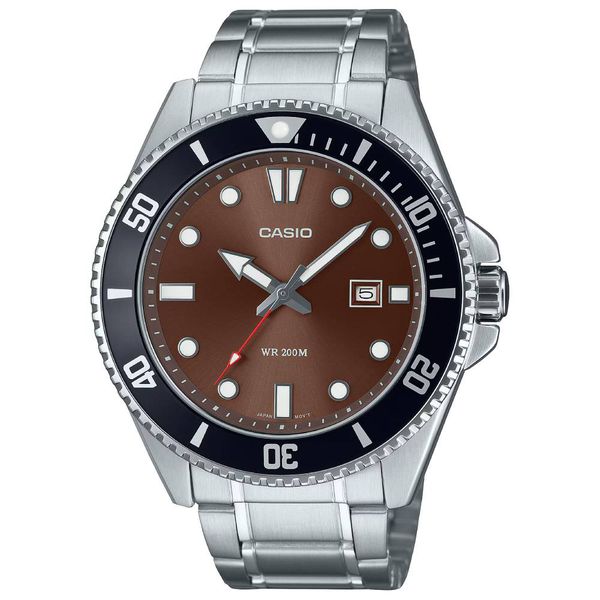 Relógio Casio Masculino Analógico Marrom MDV-107D-5AVDF - MD... - MICHELETTI JOIAS