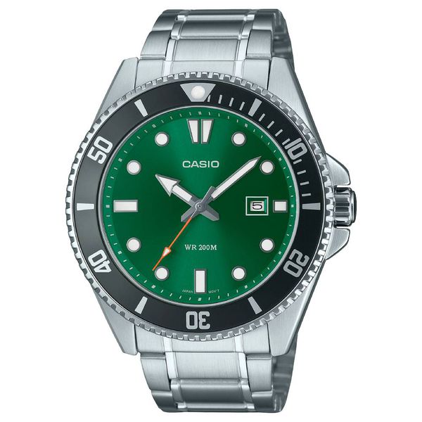 Relógio Casio Masculino Analógico Verde MDV-107D-3A2VDF - MD... - MICHELETTI JOIAS