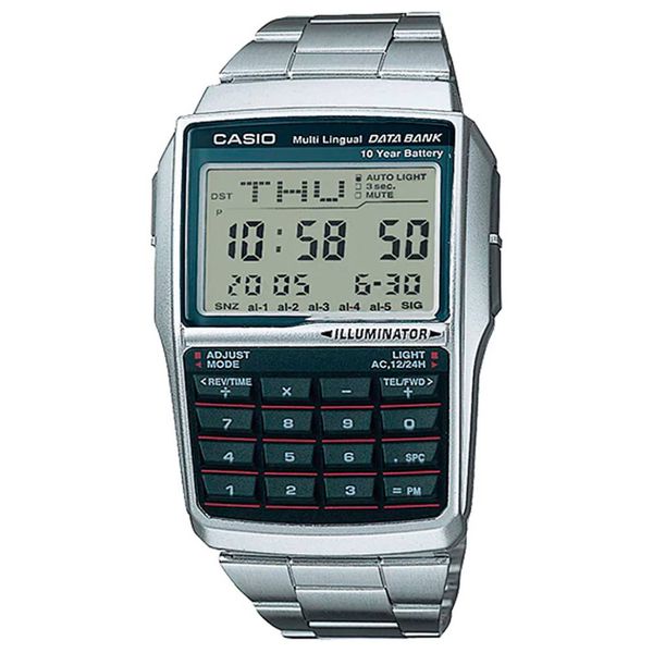 Relógio Casio Data-Bank Calculadora - DBC-32D-1ADF - MICHELETTI JOIAS
