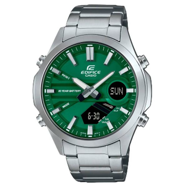 Relógio Casio Edifice Ana-Digi Mostrador Verde EFV-C120D-3A ... - MICHELETTI JOIAS