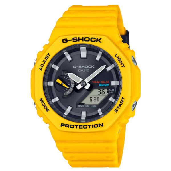 Relógio Casio G-Shock Bluetooth e Tough Solar Amarelo GA-B21... - MICHELETTI JOIAS