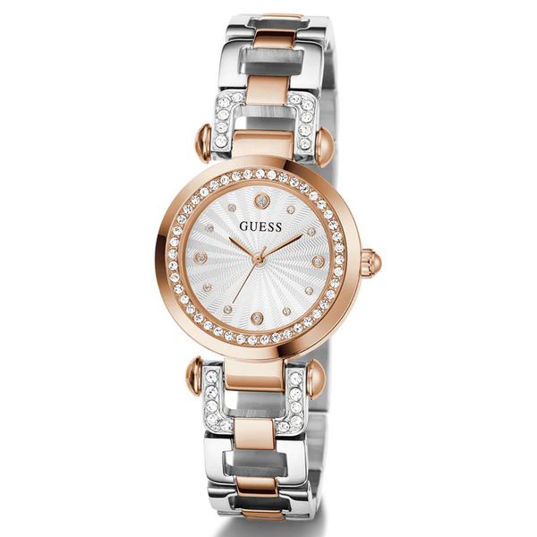Relógio Guess Feminino Bicolor com Pedras - GW0869L2 - MICHELETTI JOIAS