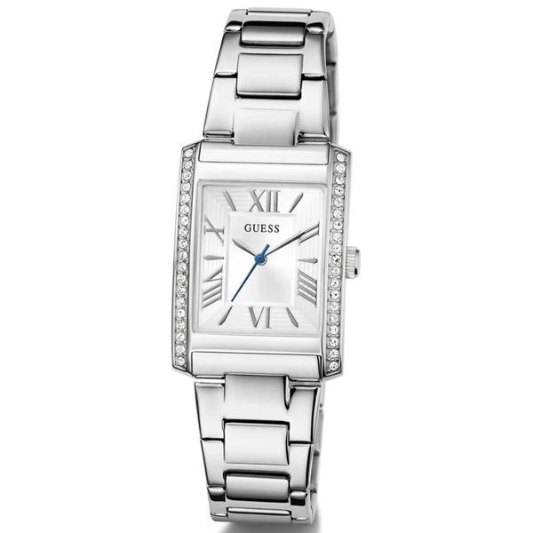 Relógio Guess Feminino Retangular com Pedras - GW0874L1 - MICHELETTI JOIAS