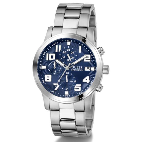 Relógio Guess Masculino Cronógrafo Mostrador Azul - GW0917G1... - MICHELETTI JOIAS