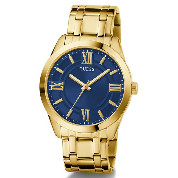 Relógio Guess Masculino Dourado Mostrador Azul GW0893G5 - GW... - MICHELETTI JOIAS