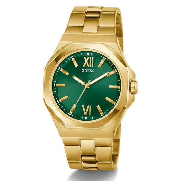 Relógio Guess Masculino Dourado Mostrador Verde GW0849G2 - G... - MICHELETTI JOIAS