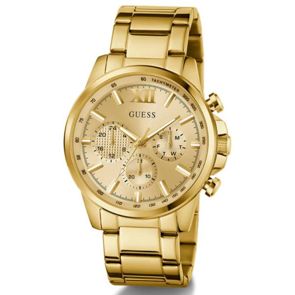 Relógio Guess Masculino Multifunção Dourado - GW0900G2 - MICHELETTI JOIAS