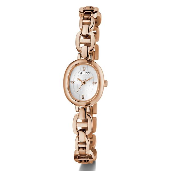 Relógio Guess Feminino Pulseira de Elos Rosé - GW0982L3 - MICHELETTI JOIAS