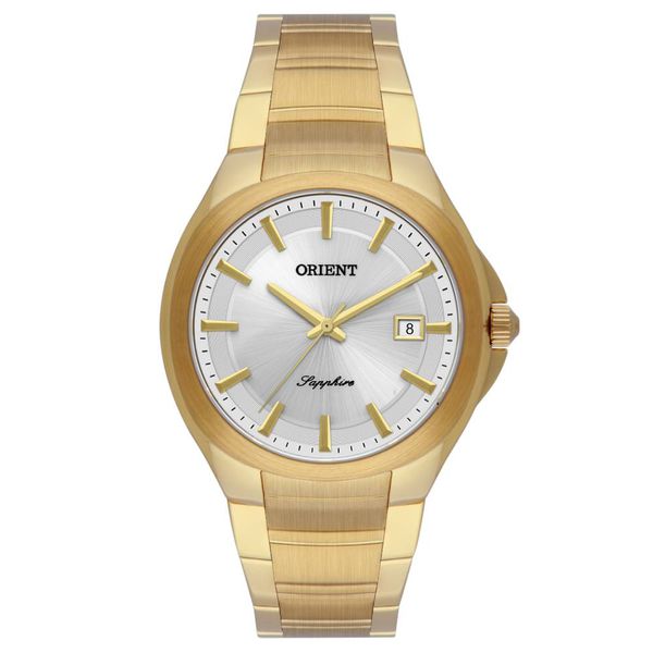 Relógio Orient Masculino Eternal Dourado Mostrador Prata - M... - MICHELETTI JOIAS