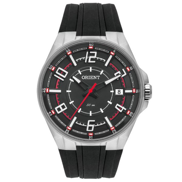 Relógio Orient Masculino Neo Sport Preto com Vermelho - MBSP... - MICHELETTI JOIAS