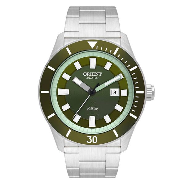 Relógio Orient Masculino Solartech Com Verde - MBSS1499 - MICHELETTI JOIAS