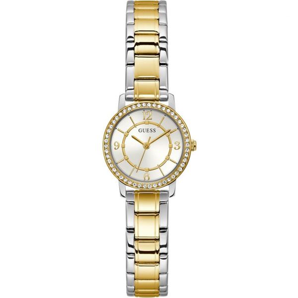 Relógio Guess Analógico Prata e Dourado - GW0468L4 - MICHELETTI JOIAS
