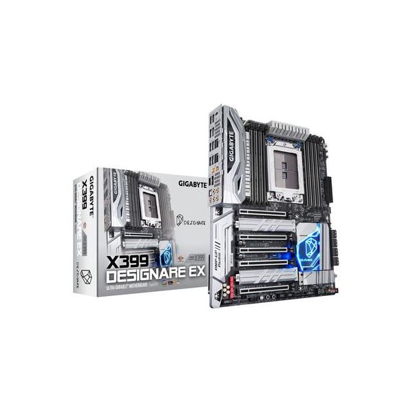 Placa-Mãe GIGABYTE p/ AMD TR4 ATX X399 DESIGNARE EX DDR4