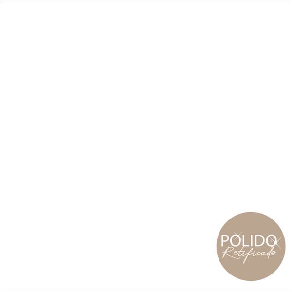 Piso Retificado Polido Branco 66x66 A-LB 2.18m² - FORMIGRES PREMIUM