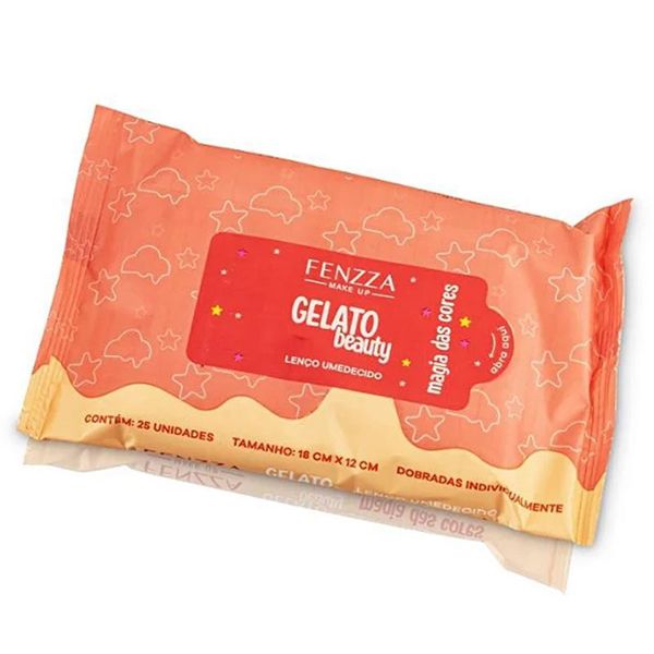 LENÇO UMEDECIDO MAGIA DAS CORES GELATO BEAUTY FENZZA