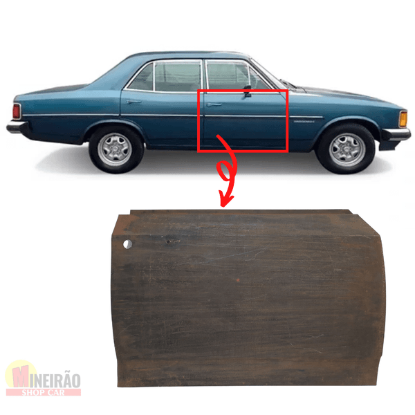 Folha da Porta Dianteira Do Opala até 1984 Lado Direito