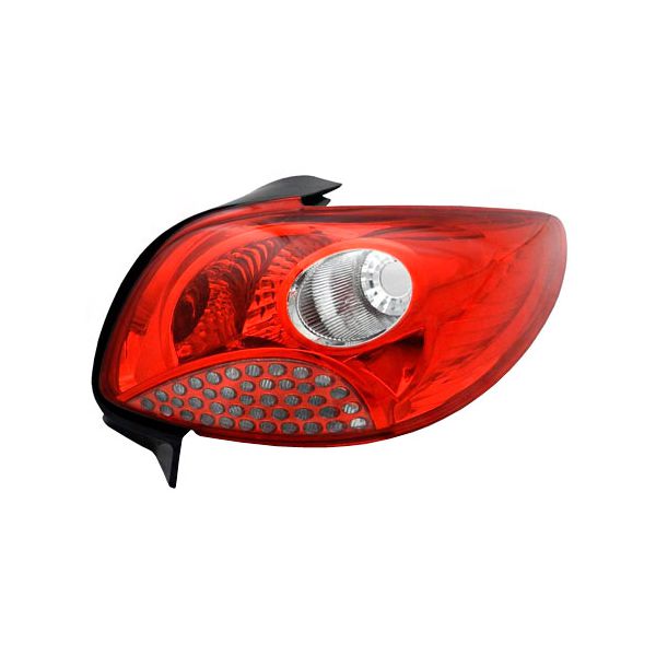 Lanterna Traseira do Peugeot 207 2008 a 2011 - Bicolor - Lado Direito