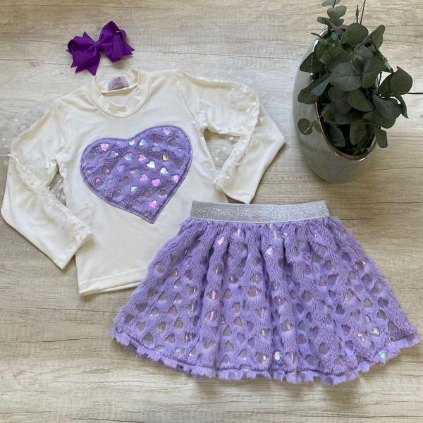 Conjunto Coração Pelinhos 