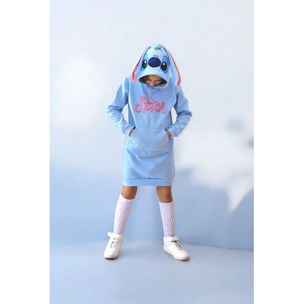 Vestido moletom Stitch 