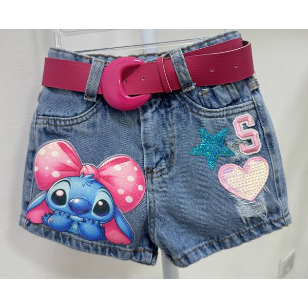 Shorts Personalizado Stitch 