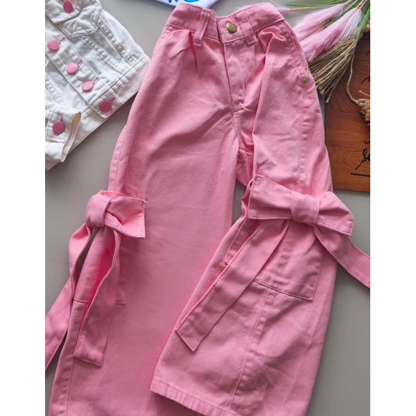 Calça Laço Rosa 