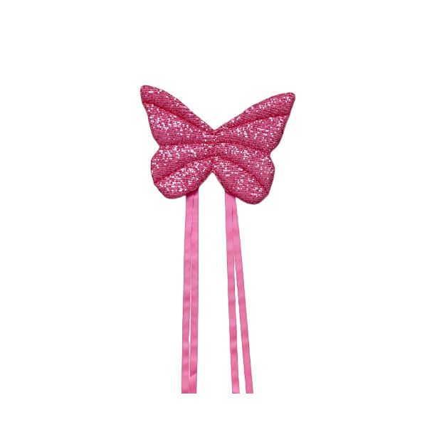 Fantasia Infantil Asa Borboleta Paetê Pink